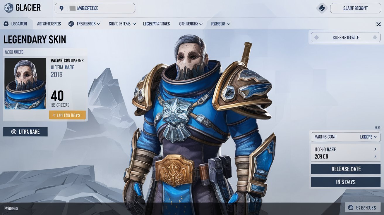 glacier r6 marketplace